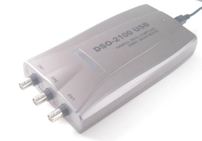 USB(二合一功能)100MHz虚拟示波器可当数采